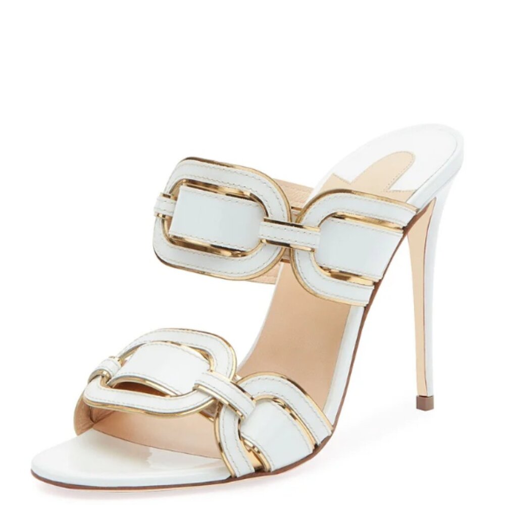 FSJ Women Versatile Open Toe High Heel Mules Backless Shoes Feminine Slingback